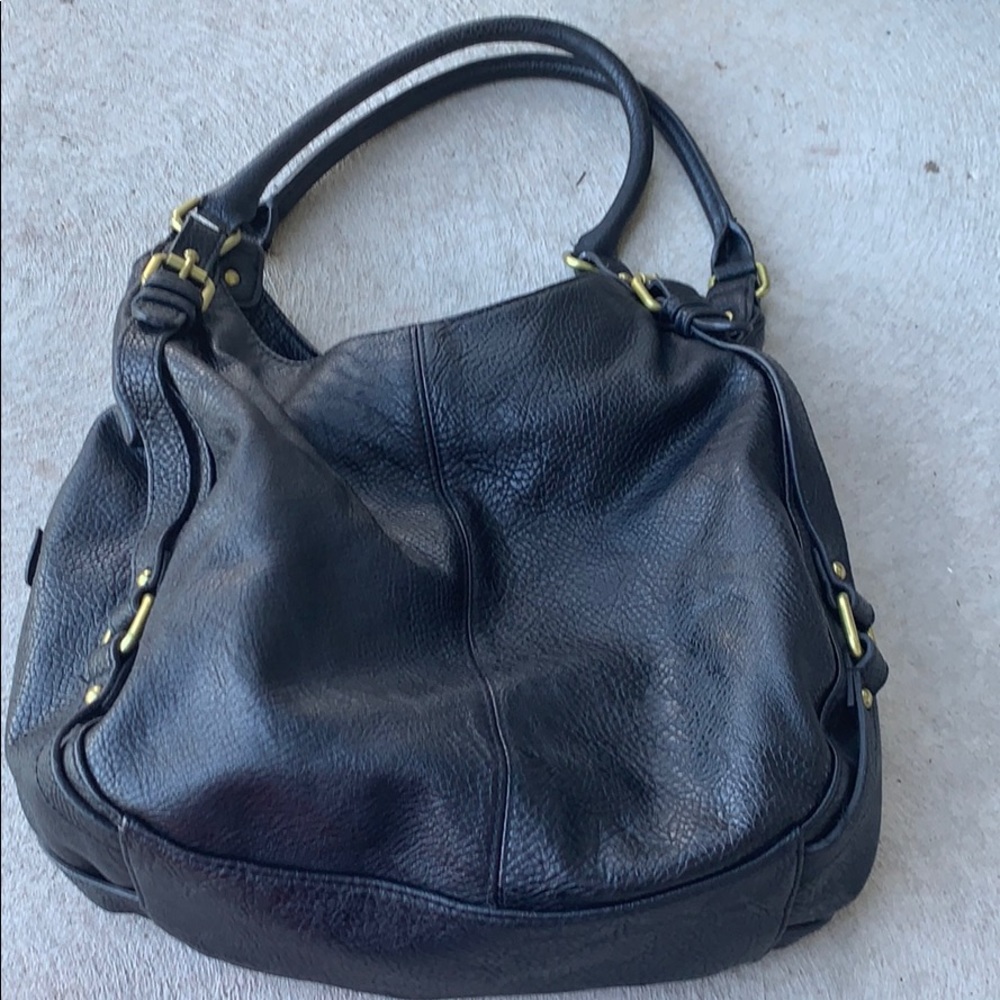 Merona black hobo bag
